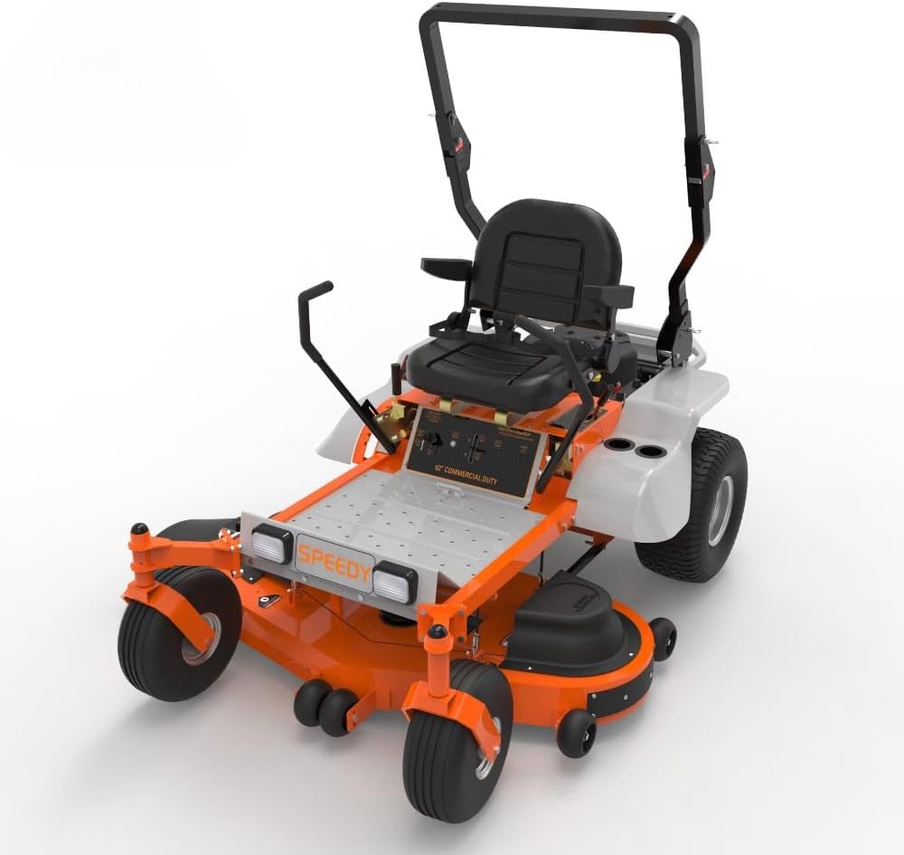 803cc Zero-Turn Riding Lawn Mower - 62" Commercial Gasoline Lawn Mower Tractor for Heavy-Duty Grass Cutting, Ideal for Large Gardens and Lawns