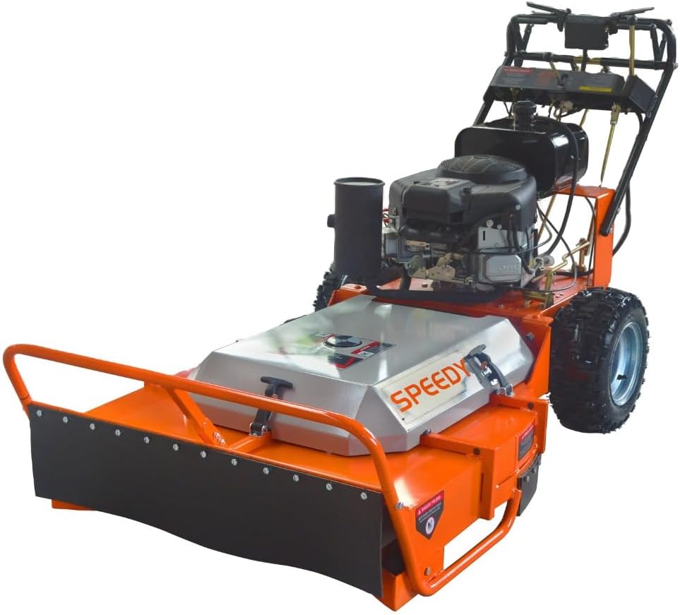 Speedy - 36BB Walk Behind Brush Mower, 36 Inch, 20HP, Agricultural Farm Lawn Cutter