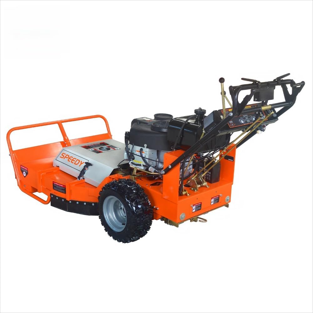 Speedy - 36BB Walk Behind Brush Mower, 36 Inch, 20HP, Agricultural Farm Lawn Cutter