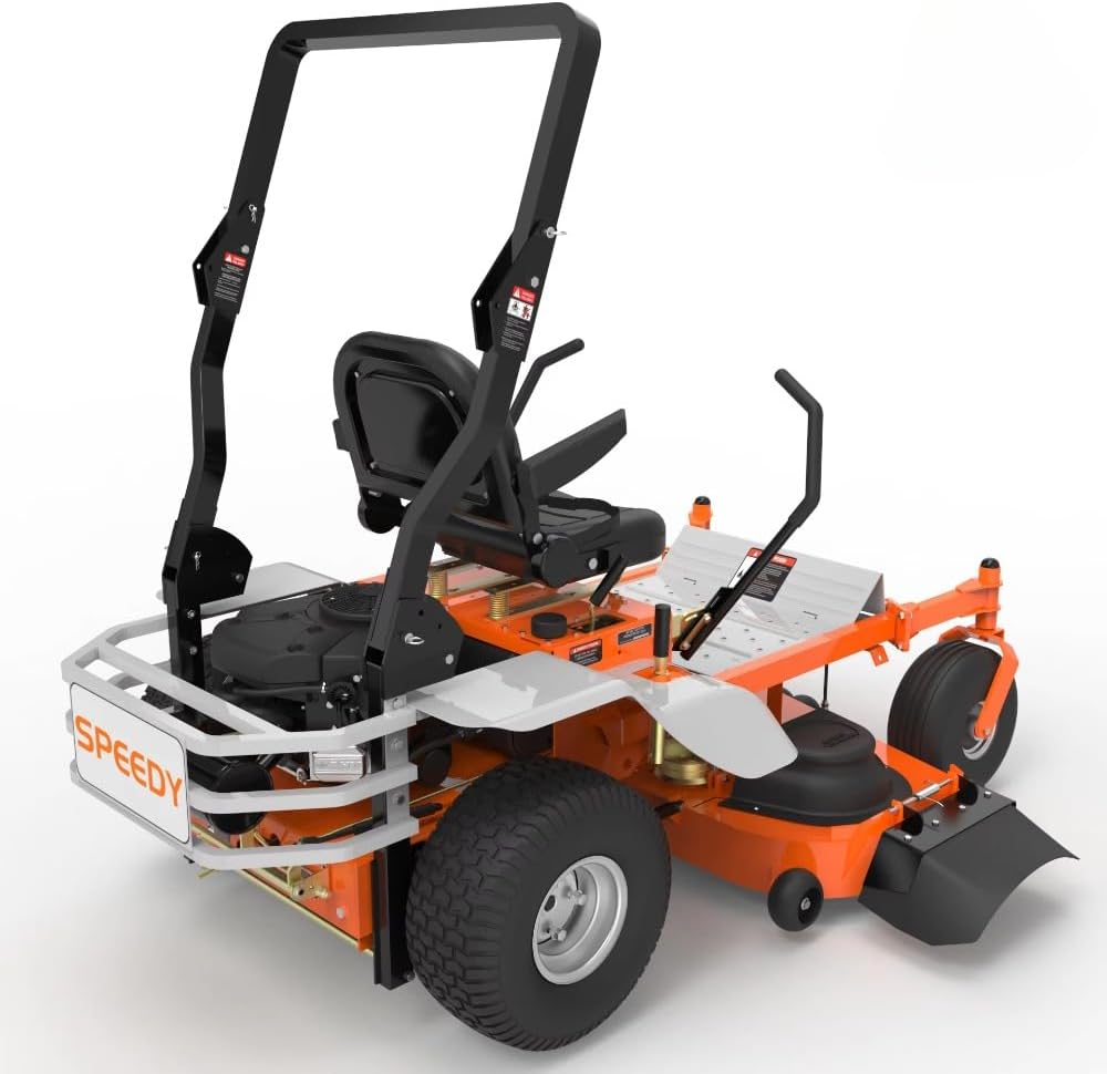803cc Zero-Turn Riding Lawn Mower - 62" Commercial Gasoline Lawn Mower Tractor for Heavy-Duty Grass Cutting, Ideal for Large Gardens and Lawns