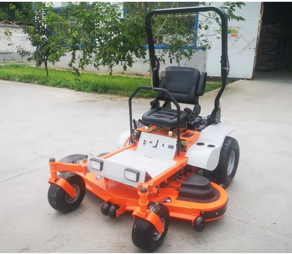 803cc Zero-Turn Riding Lawn Mower - 62" Commercial Gasoline Lawn Mower Tractor for Heavy-Duty Grass Cutting, Ideal for Large Gardens and Lawns